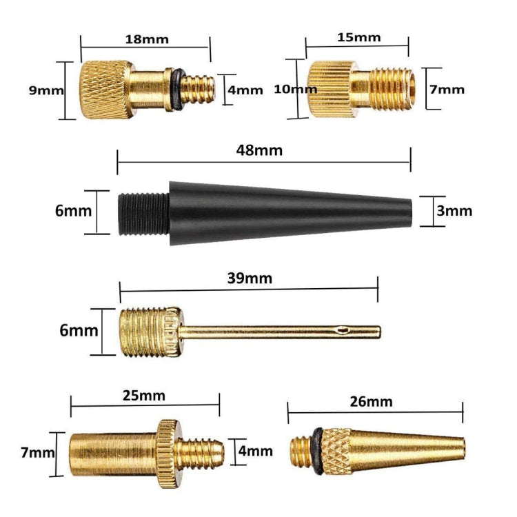 SV/AV/DV Bicycle Valve Adapter Set Bike Ball Pump Accessories Reluova