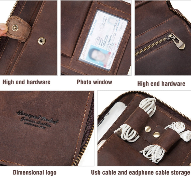 HUMERPAUL Tablet Protective Leather Case Handbag Business Leather Computer Bag My Store