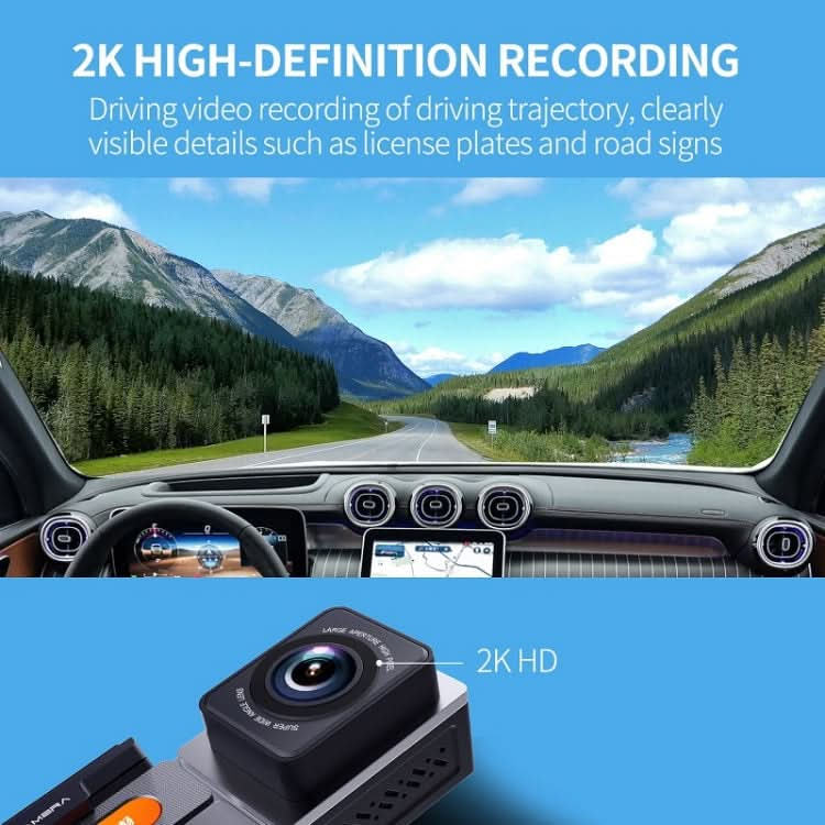 FISANG 2K HD Night Vision Car WIFI Car Driving Recorder ÎҵÄÉ̵ê