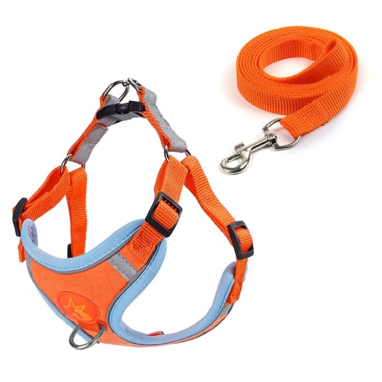 Pet Dog Harness Reflective Anti-break-off Vest-style Leash, Series 2 - Reluova