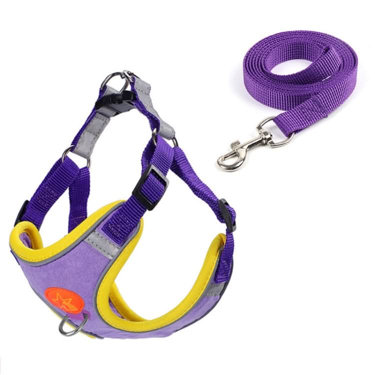 Pet Dog Harness Reflective Anti-break-off Vest-style Leash, Series 2 - Reluova