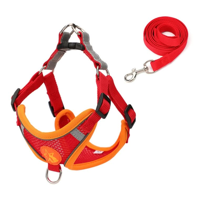 Pet Dog Harness Reflective Anti-break-off Vest-style Leash, Series 2 - Reluova