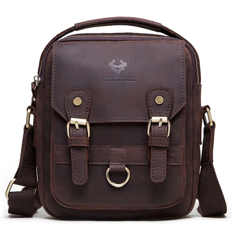 HUMERPAUL Men Shoulder Bag Retro Leather Crossbody Bag My Store