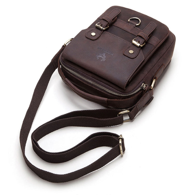 HUMERPAUL Men Shoulder Bag Retro Leather Crossbody Bag My Store