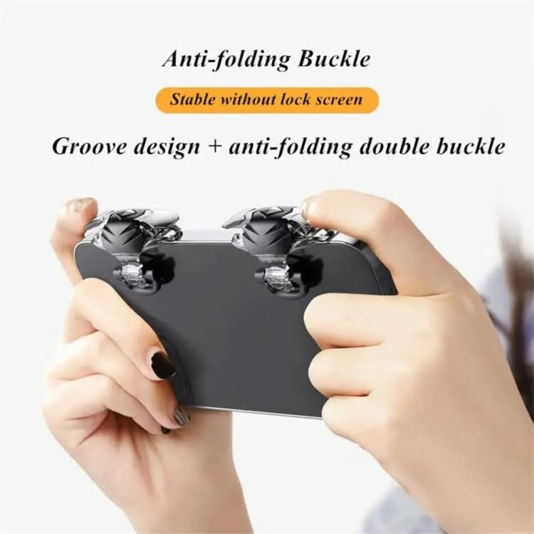 Alloy Transparent Mechanical Buttons Mobile Phone Auxiliary Game Handle Gamepad Peripheral