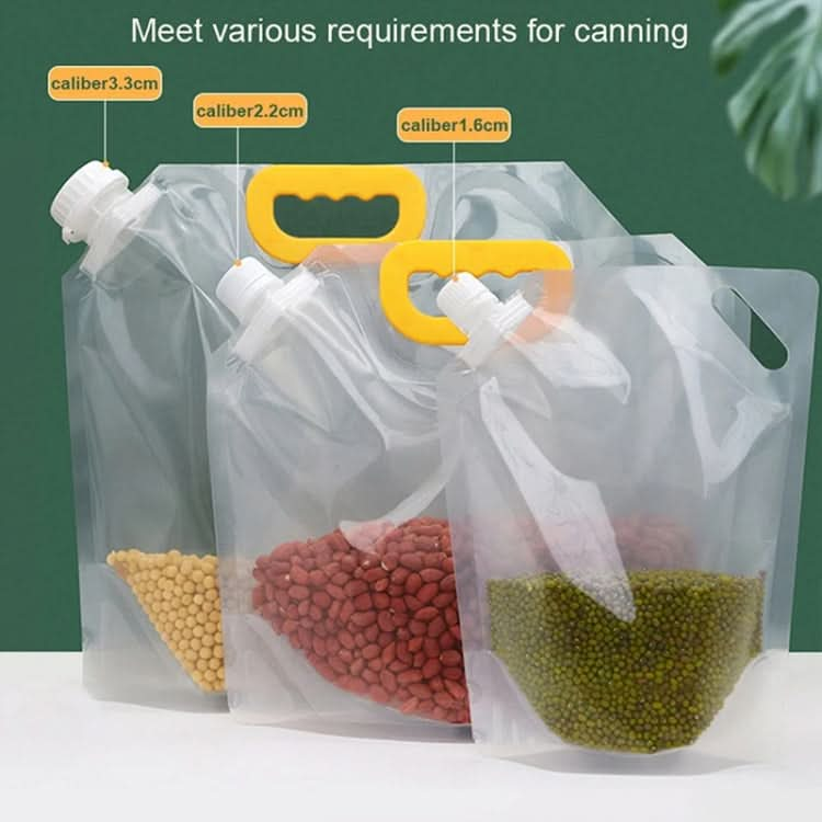 5pcs Portable Food Packaging Bag Grain Sealed Bag Fresh-keeping Storage Bag-Reluova