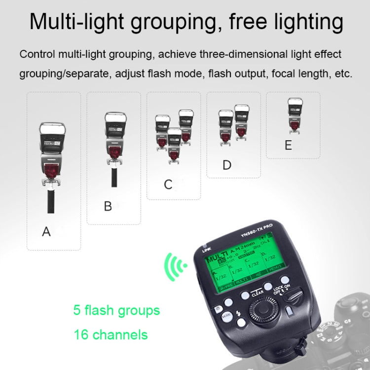 YONGNUO YN560-TX Pro High-speed Synchronous TTL Trigger Wireless Flash Trigger