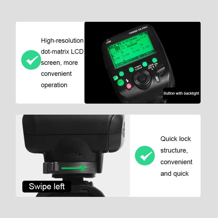 YONGNUO YN560-TX Pro High-speed Synchronous TTL Trigger Wireless Flash Trigger