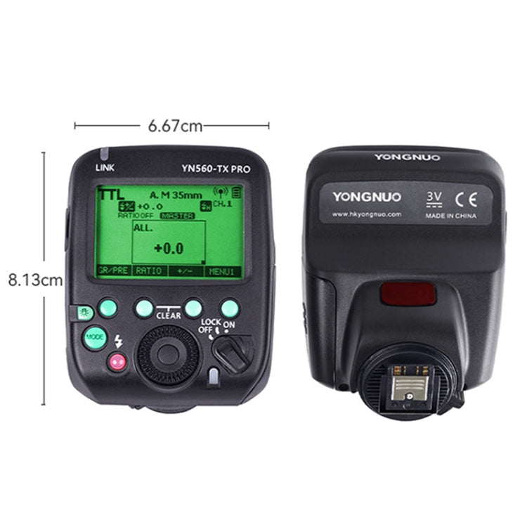 YONGNUO YN560-TX Pro High-speed Synchronous TTL Trigger Wireless Flash Trigger