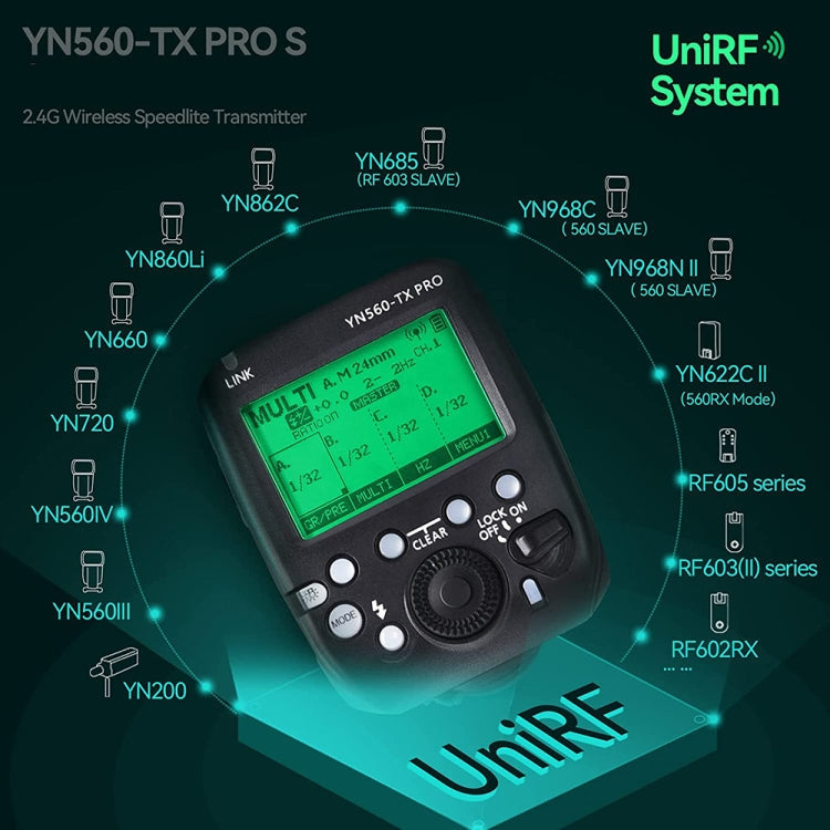 YONGNUO YN560-TX Pro High-speed Synchronous TTL Trigger Wireless Flash Trigger