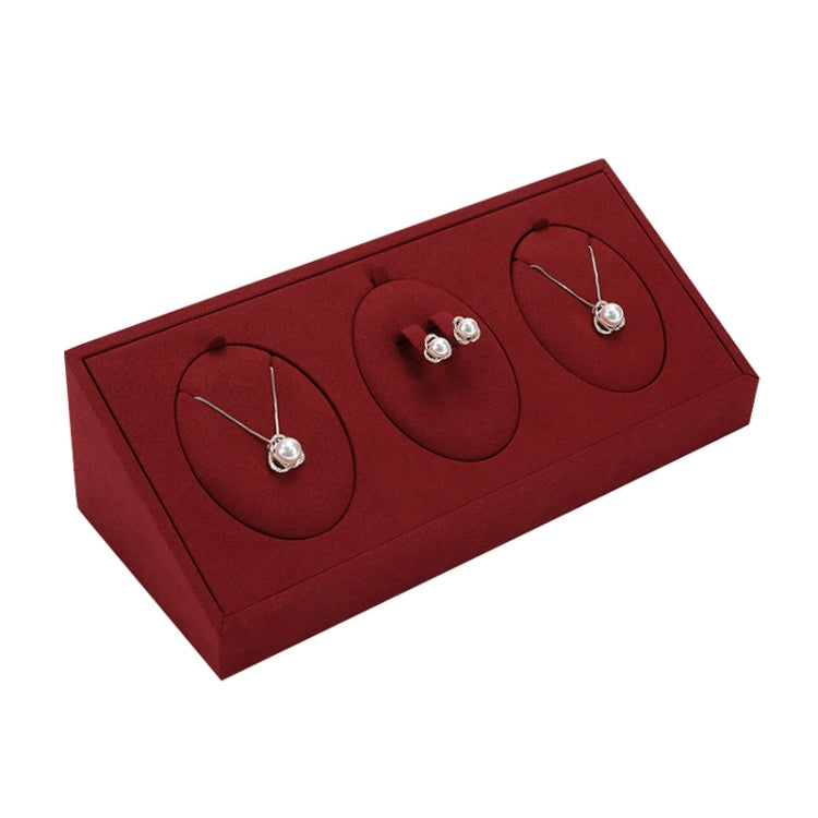 Jewelry Display Rack Microfiber Jewelry Counter Display Props My Store