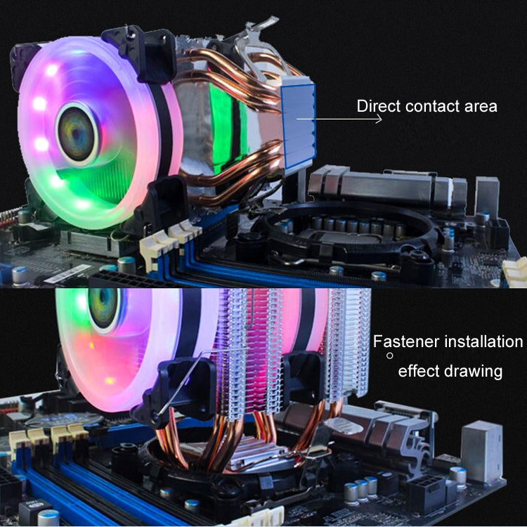 EVESKY 600 Desktop Computer 4 Copper Tube Mute CPU Cooling Fan My Store