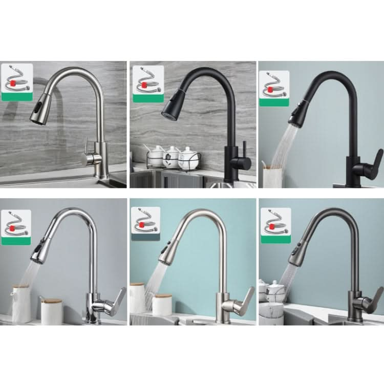 Kitchen Pull-out Universal Telescopic Hot & Cold Water Faucet Reluova