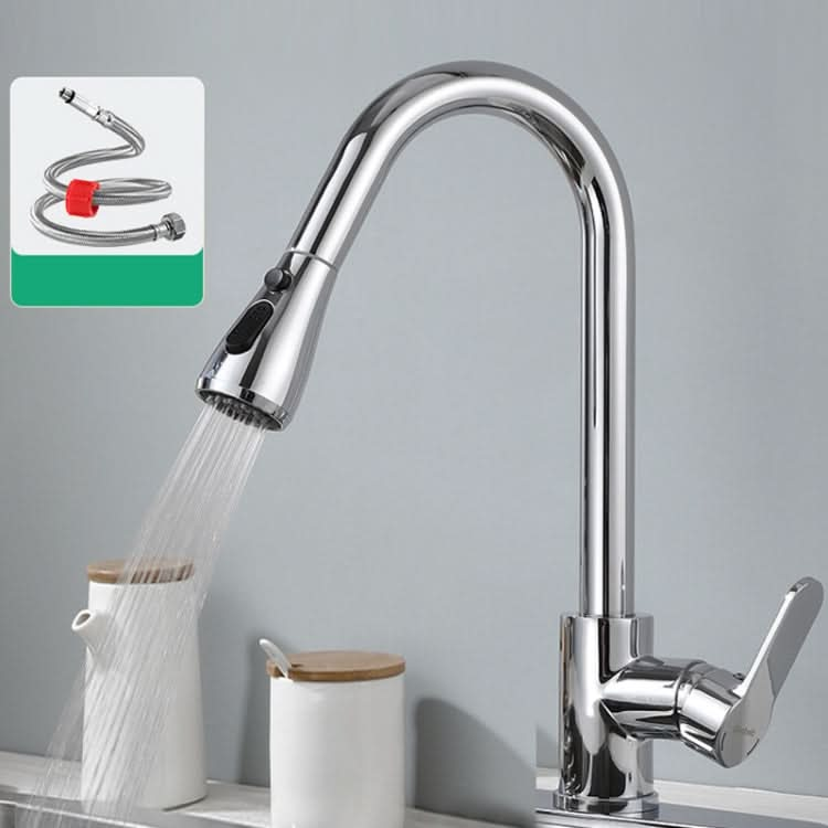 Kitchen Pull-out Universal Telescopic Hot & Cold Water Faucet Reluova