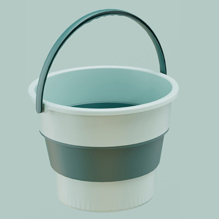 Small 5L Folding Thickened Portable Plastic Bucket Outdoor Fishing Barrel Car Travel Wash Barrel Reluova