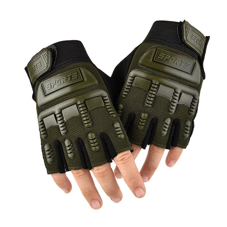 Outdoor Riding Balance Wheel Skating Military Training Children Half-Finger Gloves