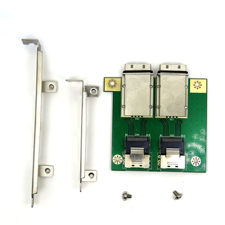 Dual Ports Mini SAS Internal SFF-8087 to External HD SFF-8088 Front Panel PCI SAS Card My Store