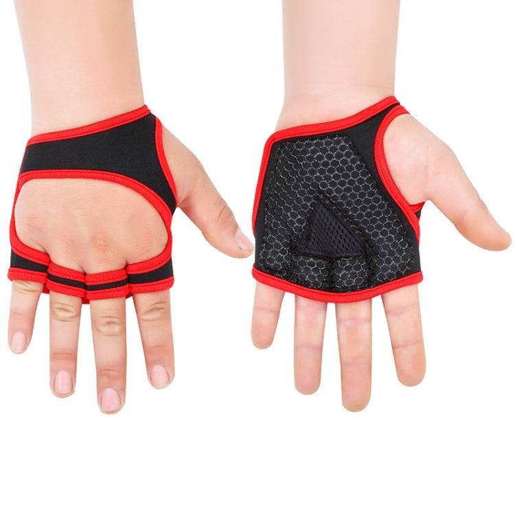 Weightlifting Dumbbell Horizontal Bar Anti-cocoon Anti-slip Wrist Fitness Gloves