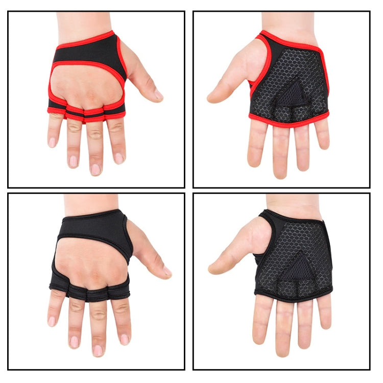 Weightlifting Dumbbell Horizontal Bar Anti-cocoon Anti-slip Wrist Fitness Gloves Reluova