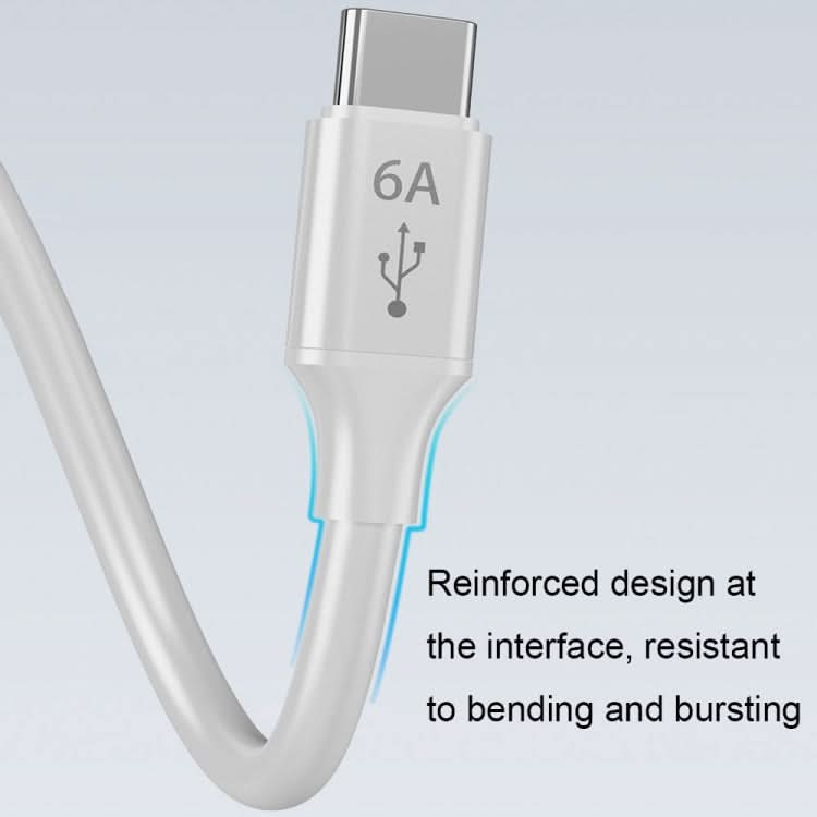 ROMOSS CB251N 66W 8 Pin + USB-C/Type-C + Micro USB 3 In 1 Charging Data Cable