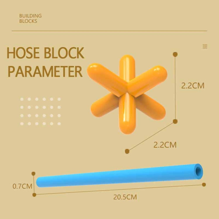 DIY Plastic 4D Straw Building Blocks Joint Funny Development Toys Reluova