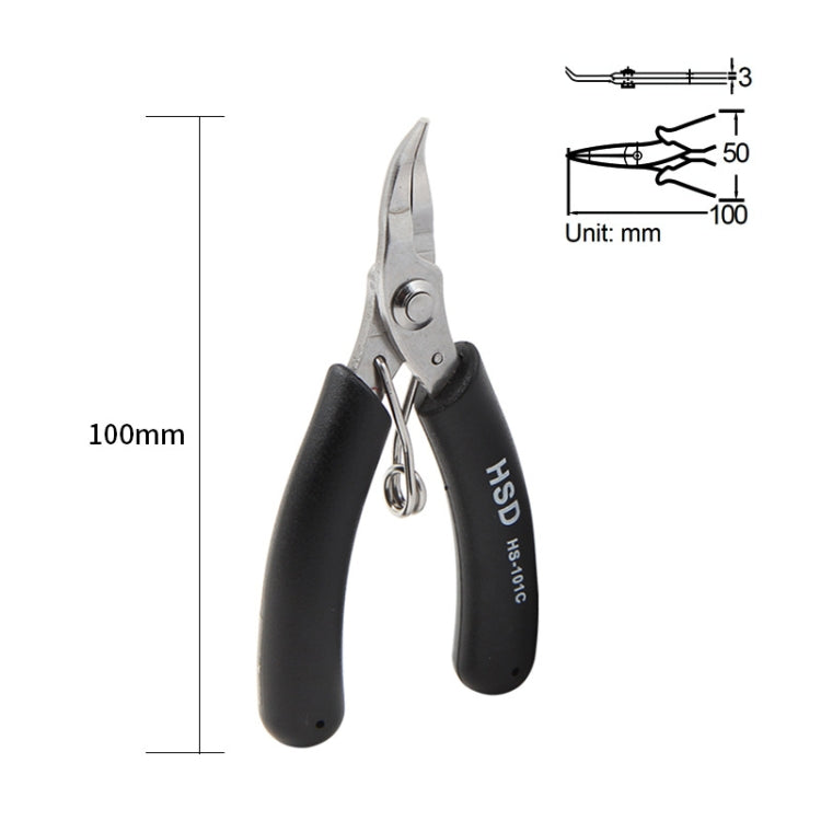 Mini Palm Toothless Fishing Plier Curved Nose Plier Handmade Plier My Store