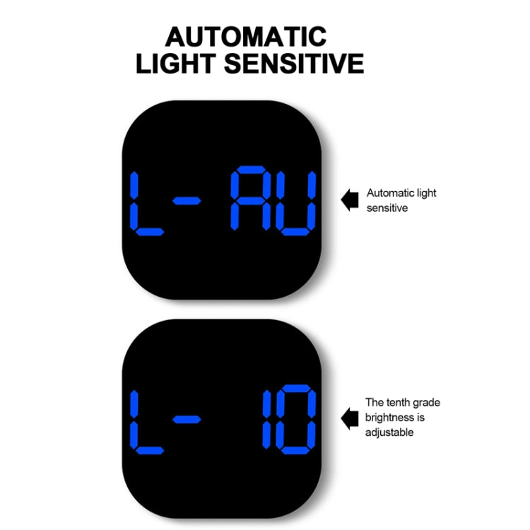 13-Inch LED Acrylic Electronic Clock Large-Screen Square Wall Clock With Timing Temperature Humidity