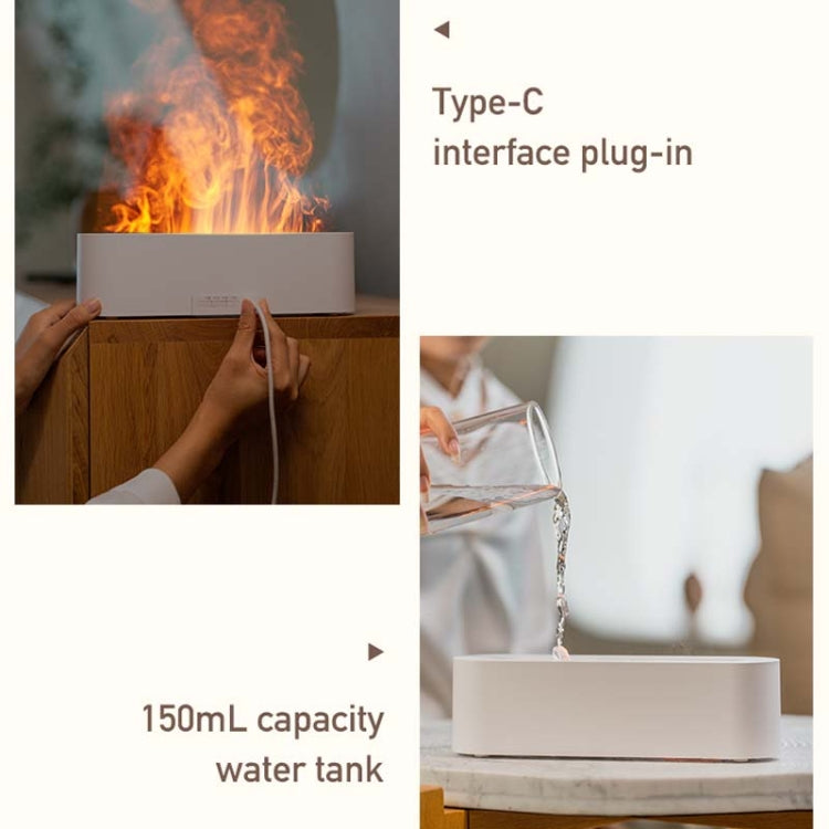 DQ709 Flame Aromatherapy Diffuser Quiet USB Air Humidifier Reluova