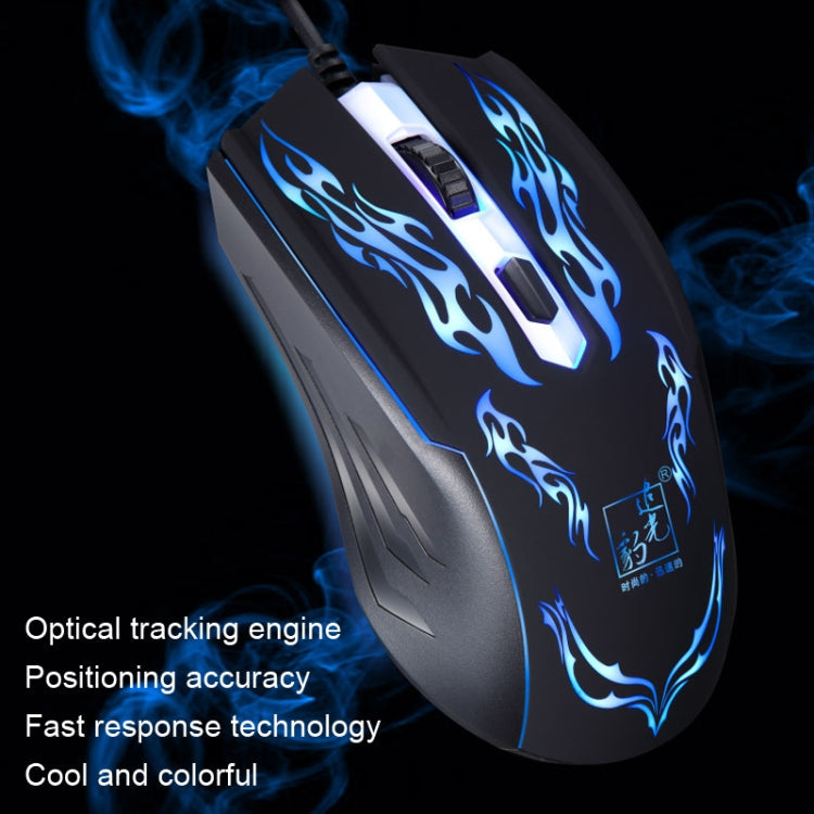 Chasing Leopard USB Illuminated Gaming Optical 1.3m Wired Mouse My Store