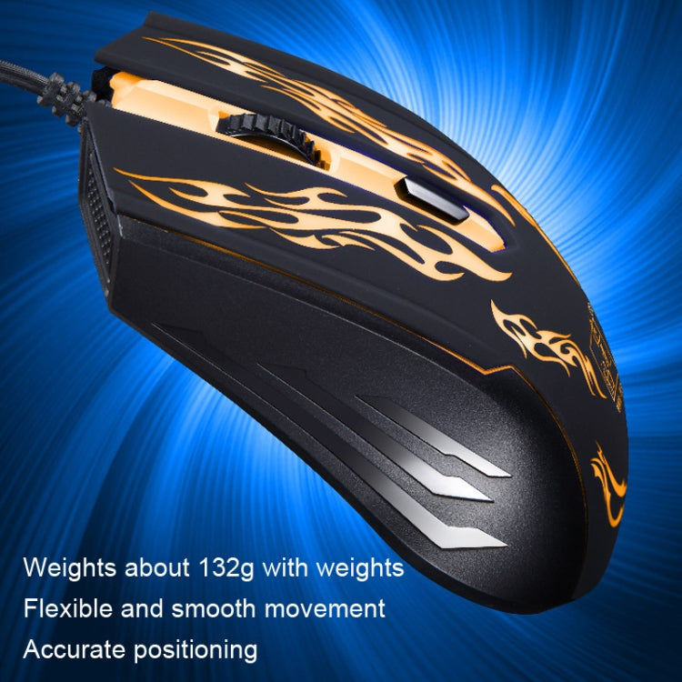 Chasing Leopard USB Illuminated Gaming Optical 1.3m Wired Mouse