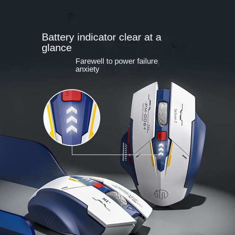 Inphic F9 Mecha Wireless Mouse Charging Office Game Mouse My Store