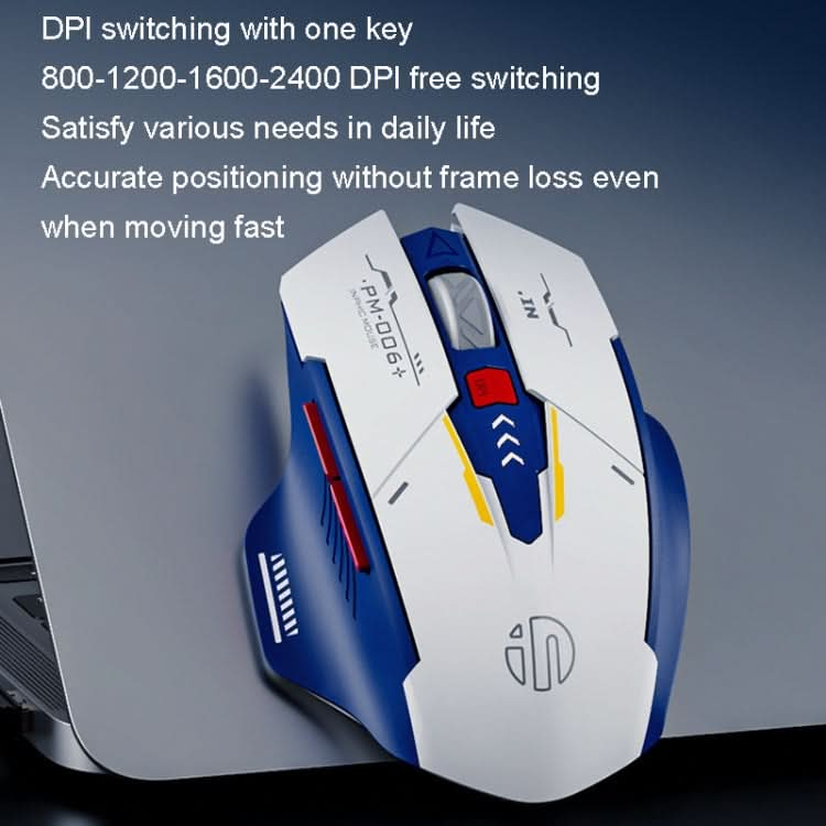 Inphic F9 Mecha Wireless Mouse Charging Office Game Mouse My Store