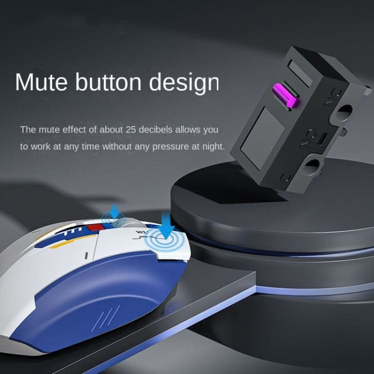 Inphic F9 Mecha Wireless Mouse Charging Office Game Mouse My Store