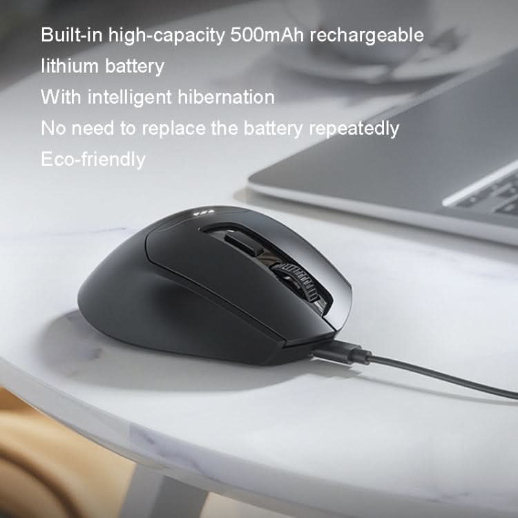 Inphic DR01 Bluetooth 3 Mode Wireless Mouse Charging Quiet Office Game Laptop Computer Home Use My Store