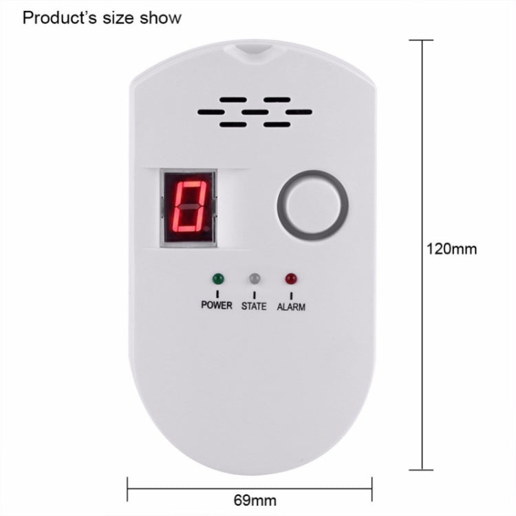 Combustible Gas Pipeline Digital Display Alarm Reluova