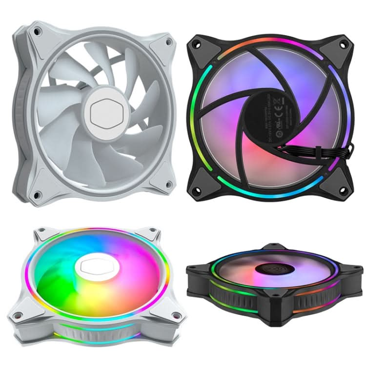 MF140 HALO ARGB 14cm RGB 5V/3PIN Computer Case Quiet PWM Fan PC CPU Cooler My Store