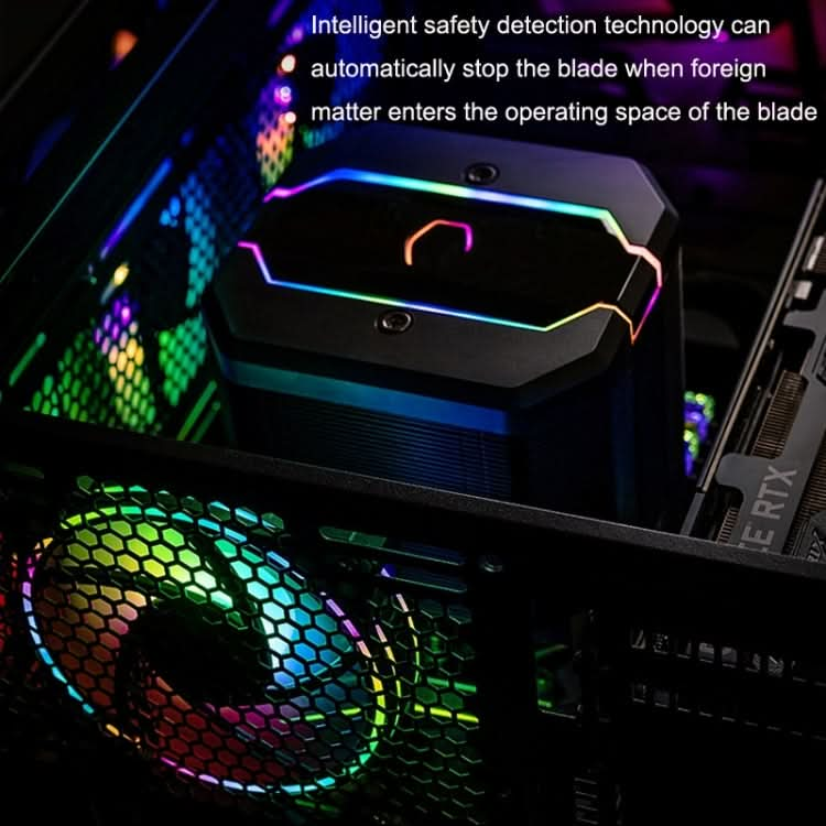 MF140 HALO ARGB 14cm RGB 5V/3PIN Computer Case Quiet PWM Fan PC CPU Cooler My Store