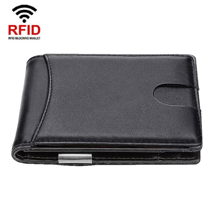 RFID Anti-Theft Brush Men Vintage Leather Wallet Card Case My Store