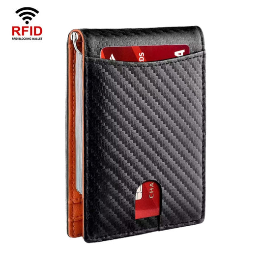 RFID Anti-Theft Brush Leather Multi Card Pocket Coin Wallet Credit Card Case My Store