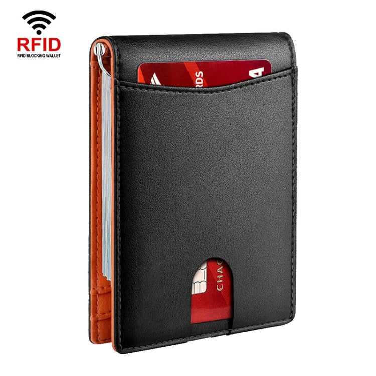 RFID Anti-Theft Brush Leather Multi Card Pocket Coin Wallet Credit Card Case My Store