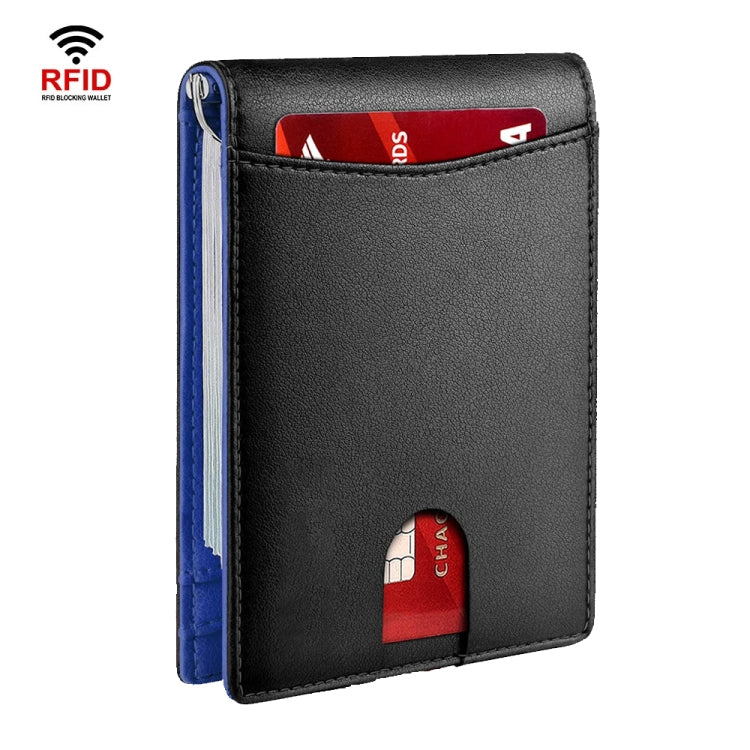 RFID Anti-Theft Brush Leather Multi Card Pocket Coin Wallet Credit Card Case My Store