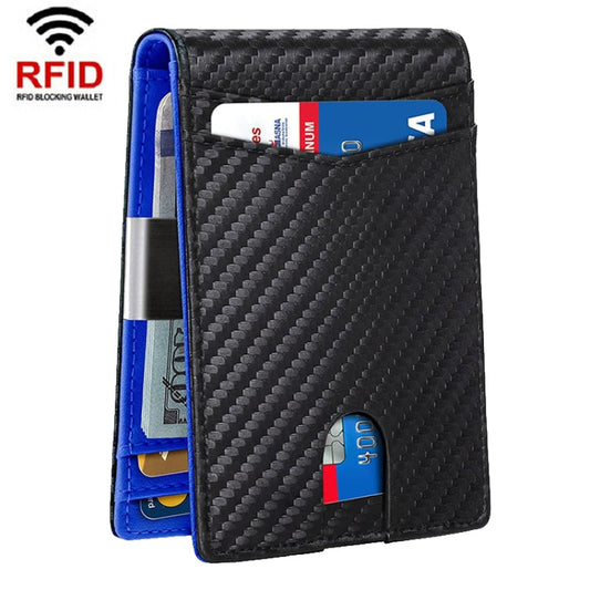 RFID Anti-Magnetic And Anti-Theft Leather Multi-Card Credit Card Wallet Coin Purse My Store