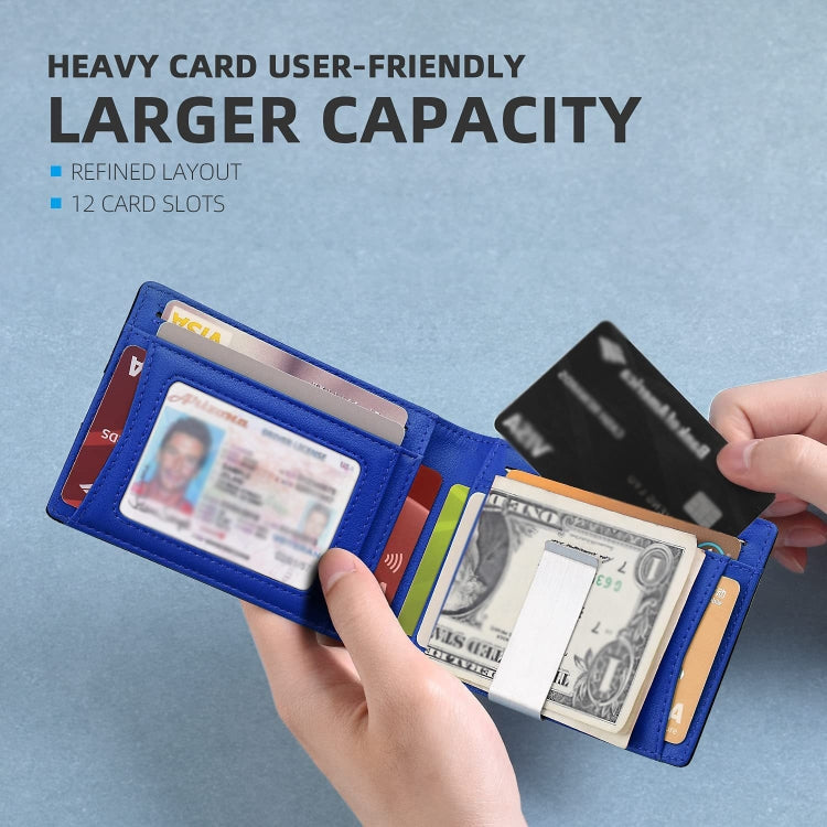 RFID Anti-Magnetic And Anti-Theft Leather Multi-Card Credit Card Wallet Coin Purse My Store