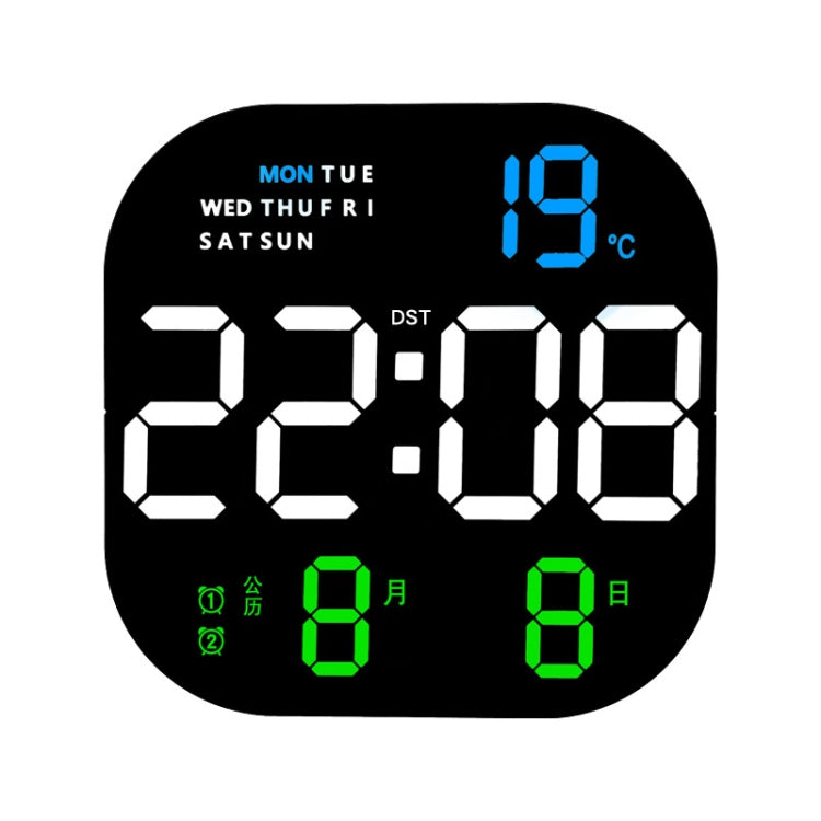 6633 LED Screen Digital Display Timing Desktop Alarm Clock Living Room Hanging Clock My Store