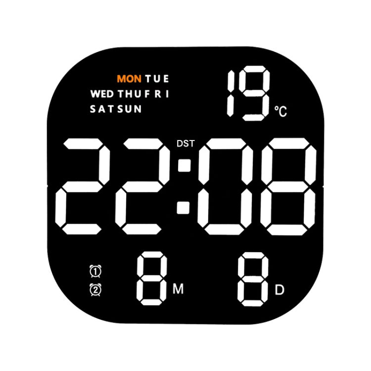 6633 LED Screen Digital Display Timing Desktop Alarm Clock Living Room Hanging Clock My Store