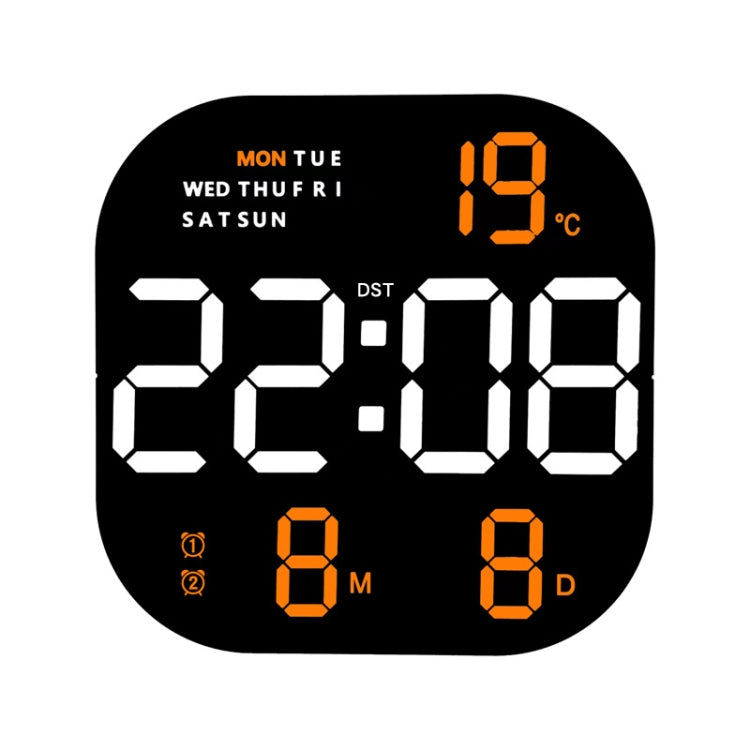 6633 LED Screen Digital Display Timing Desktop Alarm Clock Living Room Hanging Clock My Store