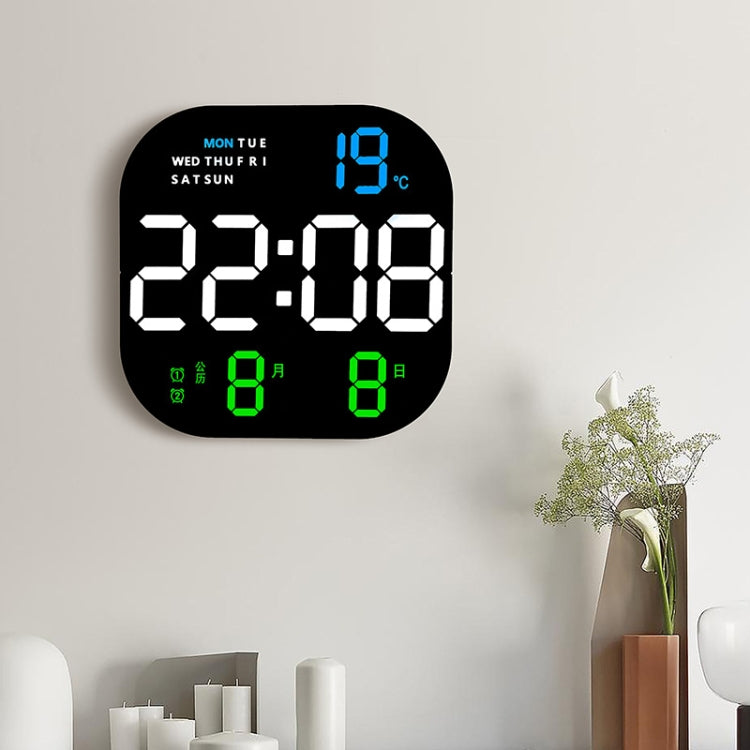 6633 LED Screen Digital Display Timing Desktop Alarm Clock Living Room Hanging Clock My Store