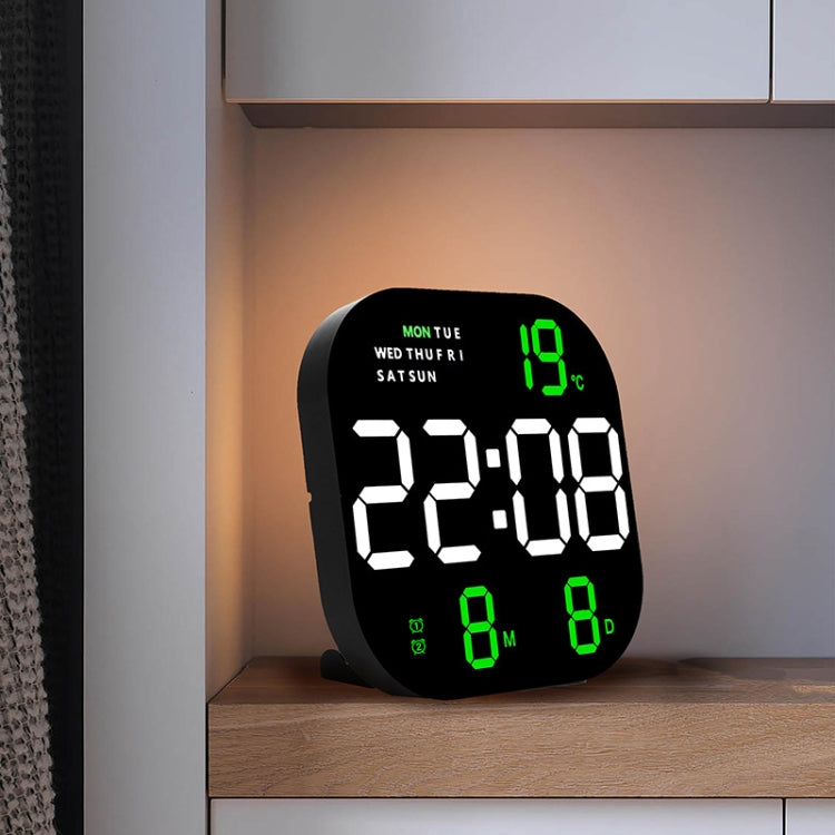 6633 LED Screen Digital Display Timing Desktop Alarm Clock Living Room Hanging Clock My Store