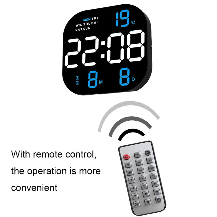 6633 LED Screen Digital Display Timing Desktop Alarm Clock Living Room Hanging Clock My Store