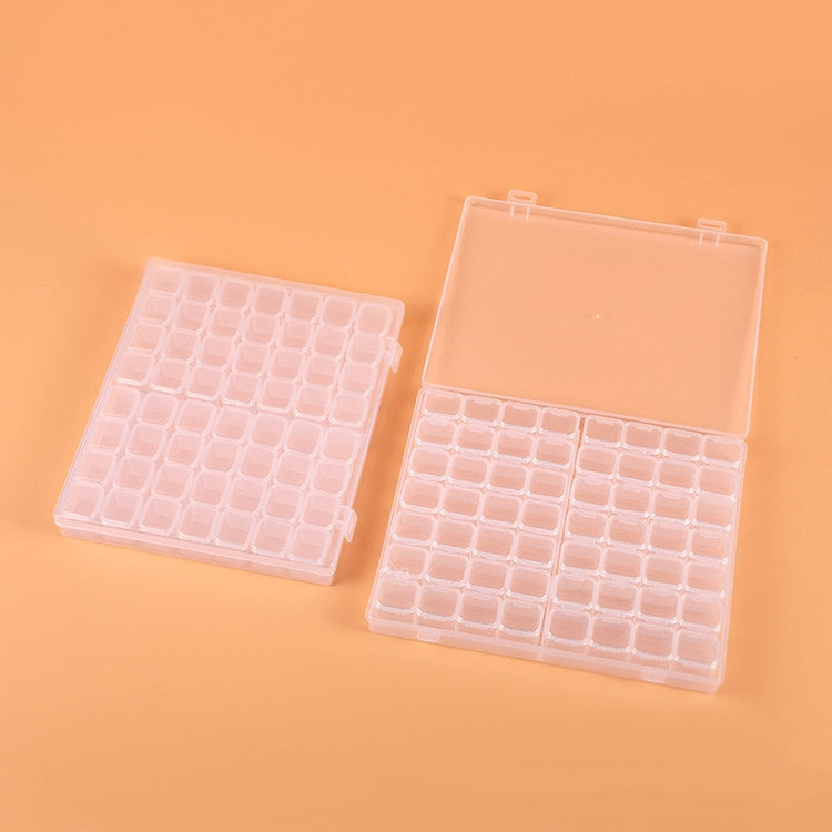 56 Slots Transparent Plastic Storage Box Jewelry Nail Art Rhinestone Bead Box My Store